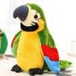 Interaktīvs papagailis, atveido skaņas, 16 cm cena un informācija | Mīkstās (plīša) rotaļlietas | 220.lv