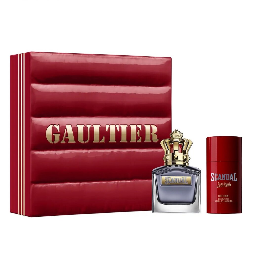 Komplekts Jean Paul Gaultier Scandal vīriešiem: tualetes ūdens EDT 100 ml + dezodorants 75 ml cena un informācija | Vīriešu smaržas | 220.lv