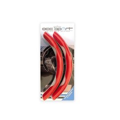 Оплетка руля OCC Motorsport OCCFV0004 Красный (2 pcs) цена и информация | ПОЛКА-ОРГАНИЗАТОР ДЛЯ ТЕЛЕФОНА В АВТОМОБИЛЬ | 220.lv