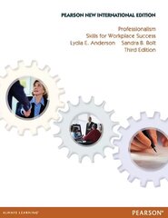 Professionalism: Skills for Workplace Success: Pearson New International Edition 3rd edition cena un informācija | Sociālo zinātņu grāmatas | 220.lv