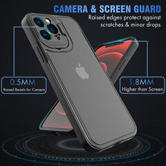Shield apvalks priekš iPhone 12 Pro Max (6,7″) – Melns cena un informācija | Telefonu vāciņi, maciņi | 220.lv