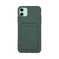 Чехол для iPhone 12 Pro Max (6,7”), тёмно-зелёный цена и информация | Чехлы для телефонов | 220.lv