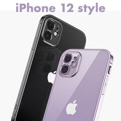 Silikona apvalks 2020 priekš iPhone 12 Pro Max (6,7″) – Melns cena un informācija | Telefonu vāciņi, maciņi | 220.lv