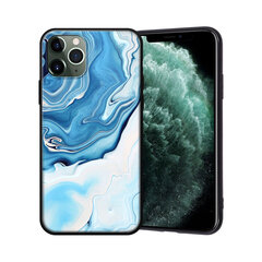 Silikona apvalks priekš iPhone 12 Pro Max (6,7″) – Blue Damasco цена и информация | Чехлы для телефонов | 220.lv