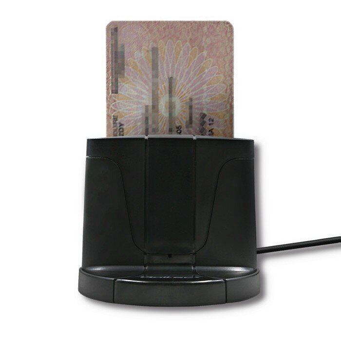 Qoltec Inteliģentais ID mikroshēmu karšu lasītājs SCR 0632, USB cena un informācija | Smart ierīces un piederumi | 220.lv