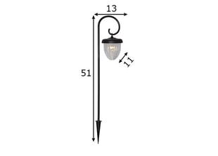 Āra lampa ar saules bateriju Star Trading Bellota 1 cena un informācija | Āra apgaismojums | 220.lv