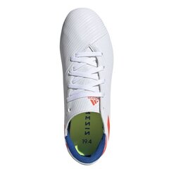 Футбольные бутсы Adidas Nemeziz Messi 19.4 FxG JR F99931, белые цена и информация | Футбольные ботинки | 220.lv