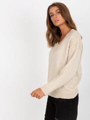 Sieviešu bēšs klasisks džemperis cena un informācija | Sieviešu džemperi | 220.lv
