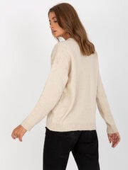 Sieviešu bēšs klasisks džemperis cena un informācija | Sieviešu džemperi | 220.lv