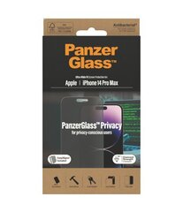 PanzerGlass, piemērots iPhone 14 Pro Max cena un informācija | Ekrāna aizsargstikli | 220.lv