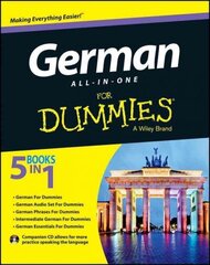 German All-in-One For Dummies: with CD цена и информация | Учебный материал по иностранным языкам | 220.lv