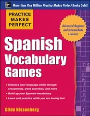 Practice Makes Perfect Spanish Vocabulary Games цена и информация | Учебный материал по иностранным языкам | 220.lv