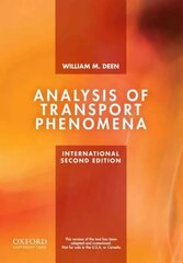 Analysis of Transport Phenomena 2nd Revised edition cena un informācija | Sociālo zinātņu grāmatas | 220.lv