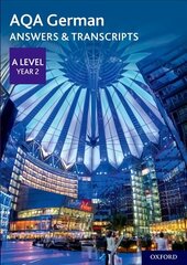 AQA German A Level Year 2 Answers & Transcripts 1 cena un informācija | Svešvalodu mācību materiāli | 220.lv