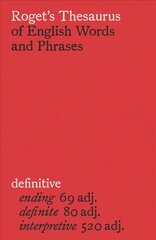 Roget's Thesaurus of English Words and Phrases цена и информация | Пособия по изучению иностранных языков | 220.lv