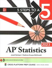 5 Steps to a 5: AP Statistics 2023 цена и информация | Книги по экономике | 220.lv