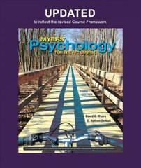 Updated Myers' Psychology for AP 3rd ed. 2021 cena un informācija | Sociālo zinātņu grāmatas | 220.lv