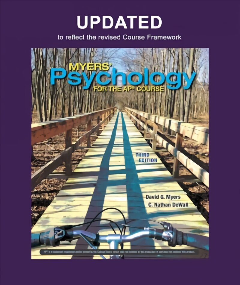 Updated Myers' Psychology for AP 3rd ed. 2021 цена и информация | Sociālo zinātņu grāmatas | 220.lv