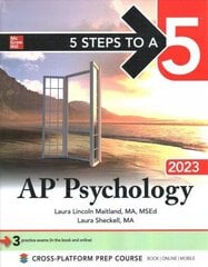 5 Steps to a 5: AP Psychology 2023 цена и информация | Книги по социальным наукам | 220.lv
