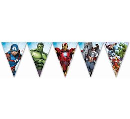 Vītnes vimpelis 2,3 m "Mighty Avengers" 87971 cena un informācija | Svētku dekorācijas | 220.lv