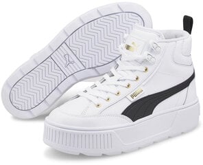 Puma Apavi Karmen Mid White 385857 03 385857 03/7.5 cena un informācija | Sporta apavi sievietēm | 220.lv