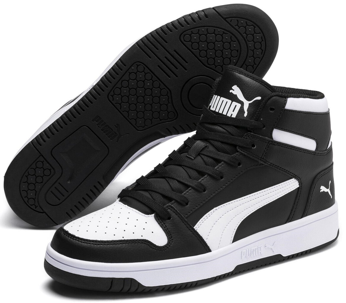 Puma Apavi Rebound LayUp Sl Black White 369573 01 369573 01/9 cena un informācija | Sporta apavi vīriešiem | 220.lv