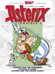 Asterix: Asterix Omnibus 5: Asterix and The Cauldron, Asterix in Spain, Asterix and The Roman Agent, 5, Asterix and the Cauldron, Asterix in Spain, Asterix and the Roman Agent цена и информация | Книги для подростков  | 220.lv