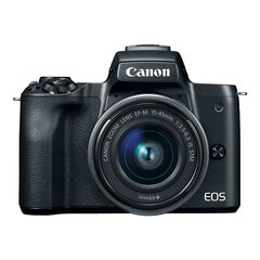 Canon EOS M50 + EF-M 3.5-6.3/15-45 mm IS STM cena un informācija | Digitālās fotokameras | 220.lv