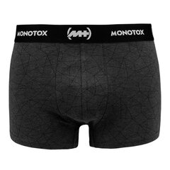 BOXER SHORTS MONOTOX TRUNK 3P MX21066 цена и информация | Мужские трусы Nek, черные | 220.lv