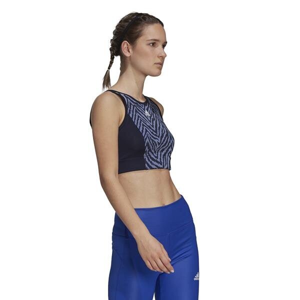 W zbr crop tp adidas performance sievietēm navy gs6347 GS6347 цена и информация | Sporta apģērbs sievietēm | 220.lv