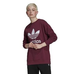 Trf crew sweat adidas originals sievietēm burgundy h33579 H33579 цена и информация | Женские толстовки | 220.lv