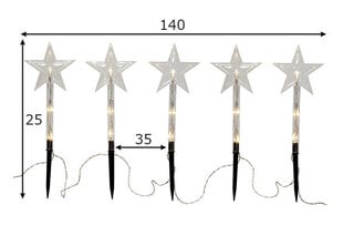 Ziemassvētku dekorācija - Zvaigznes cena un informācija | Ziemassvētku dekorācijas | 220.lv