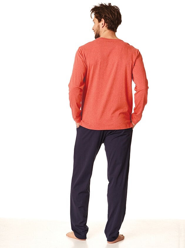 Pidžama vīriešiem MNS860 B22, sarkana cena un informācija | Vīriešu halāti, pidžamas | 220.lv