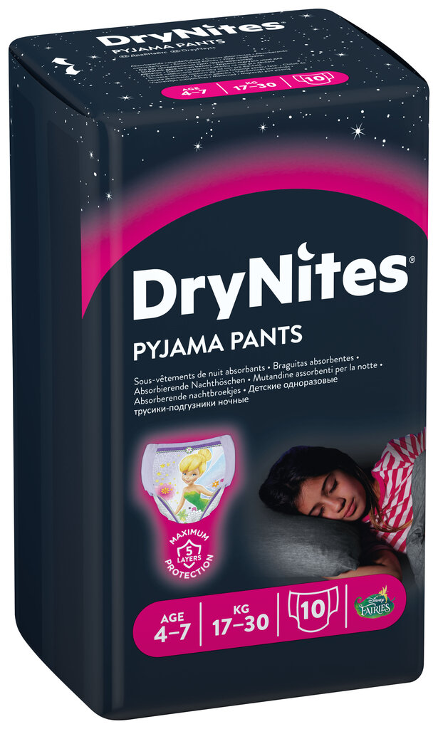 Vienreizlietojami autiņi DryNites Pyjama Pants (10 uds) цена и информация | Autiņbiksītes | 220.lv