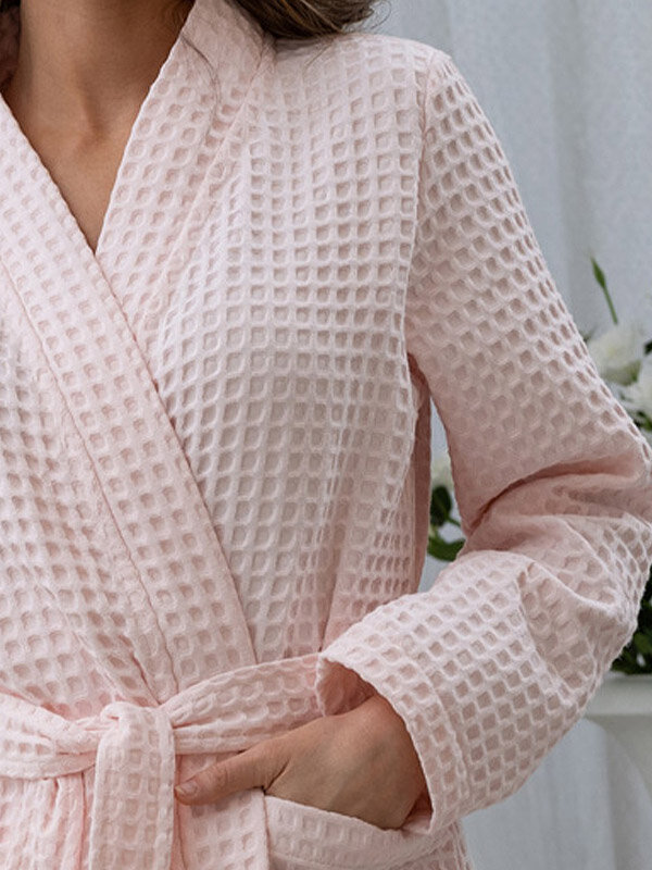 Belmanetti organiskās kokvilnas halāts "Pure Organic Light Pink" cena un informācija | Sieviešu halāti | 220.lv