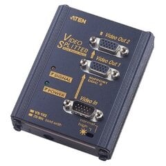ATEN video sadalītājs 2 porti 250 MHz cena un informācija | Adapteri un USB centrmezgli | 220.lv