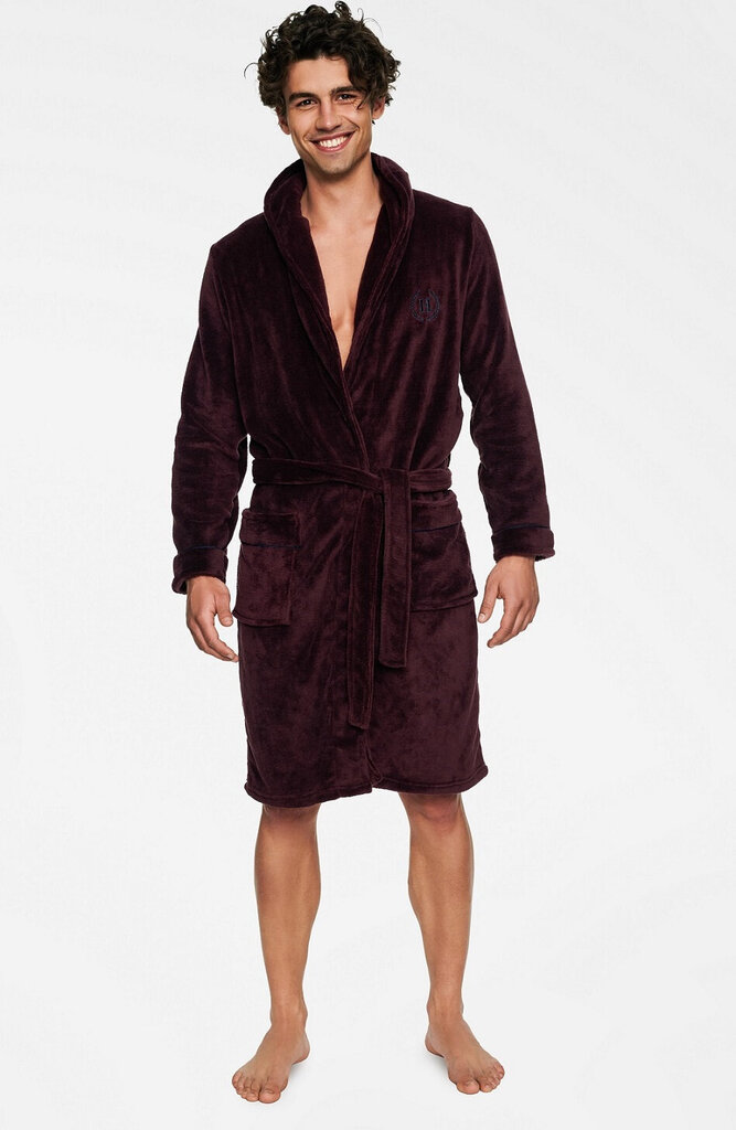 Vīriešu halāts Henderson Trick, baklažāns cena un informācija | Vīriešu halāti, pidžamas | 220.lv