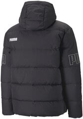 Мужская куртка Puma Power Hooded Down Puff 849335 01/L, черная цена и информация | Мужские куртки | 220.lv