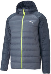 Куртка мужская Puma PackLite Hooded 849355 18/L, синяя цена и информация | Мужские куртки | 220.lv