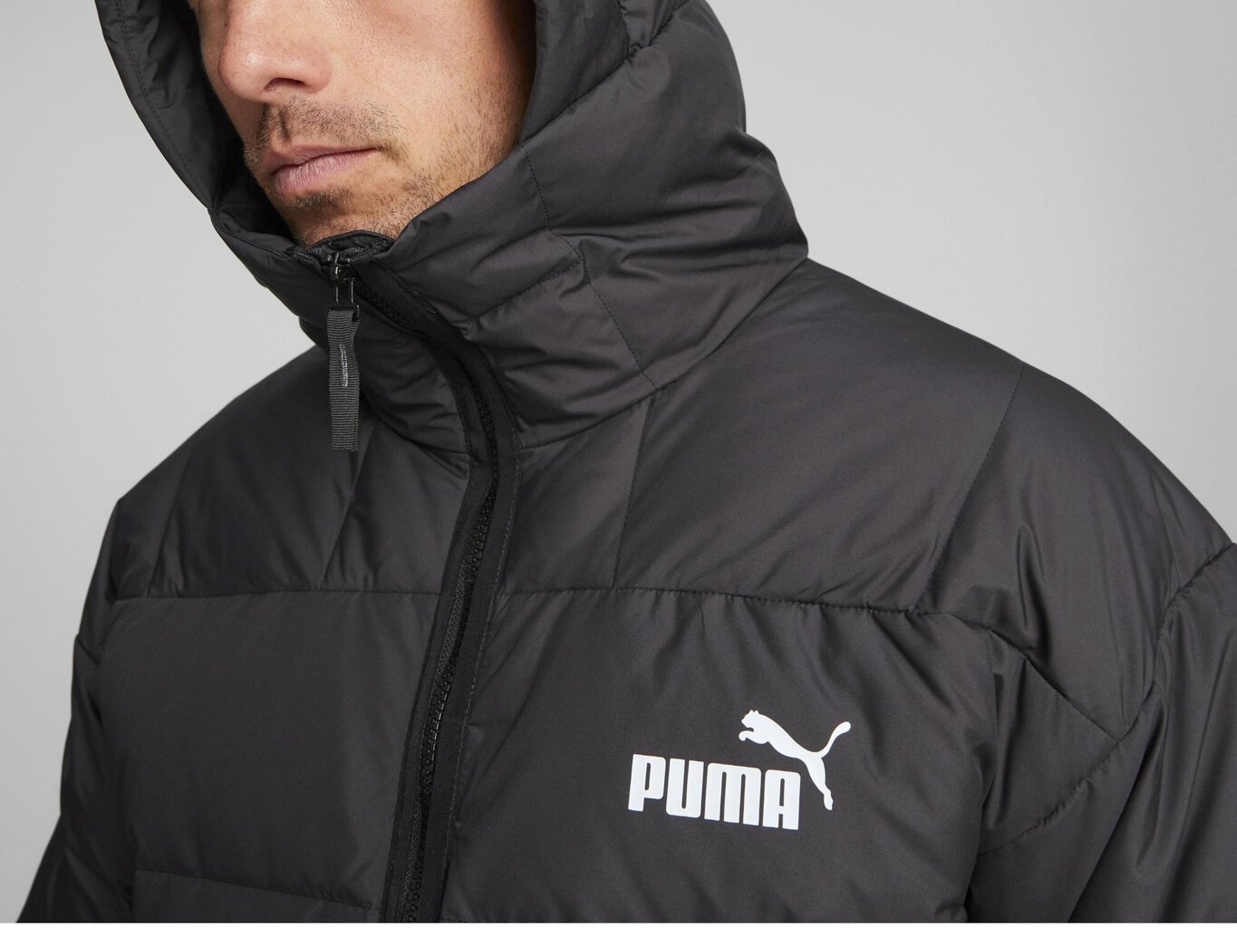 Puma Jaka Protective Hooded Black 849315 01 cena un informācija | Vīriešu virsjakas | 220.lv