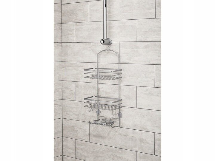 3-ju līmeņu vannas istabas plaukts Miomare, Chrome cena un informācija | Vannas istabas aksesuāri | 220.lv