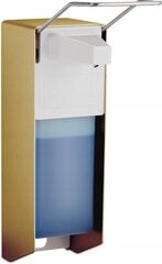 Дозатор жидкого мыла, 1000 мл, gold цена и информация | Аксессуары для ванной комнаты | 220.lv