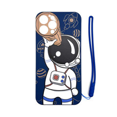 Silikona apvalks priekš iPhone 12 Pro (6,1″) – Astronauts cena un informācija | Telefonu vāciņi, maciņi | 220.lv