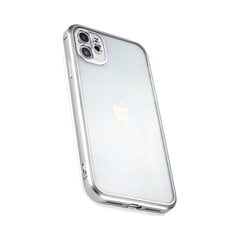 Matēts silikona apvalks 2020 priekš iPhone 12 Pro (6,1″) – Sudrabs cena un informācija | Telefonu vāciņi, maciņi | 220.lv