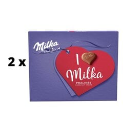 Saldumi MILKA Piena šokolādes garša ar mandeļu pildījumu (38%) 110g x 2 gab. iepakojums cena un informācija | Saldumi | 220.lv