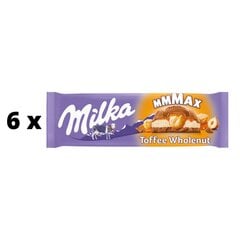 Шоколад MILKA Toffee Wholenuts, 300 г x 6 шт. упаковка цена и информация | Сладости | 220.lv