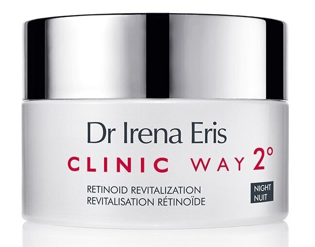 Nakts krēms ar retinoīdiem Dr Irena Eris Clinic Way Nr. 2, 50 ml cena un informācija | Sejas krēmi | 220.lv