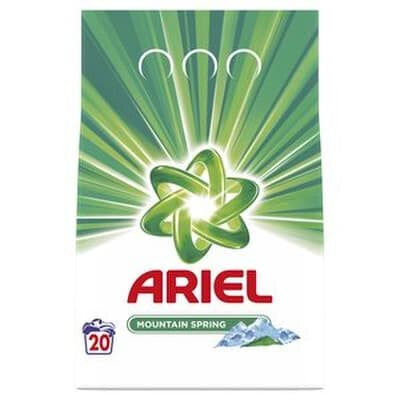 Veļas pulveris Ariel Mountain Spring, 20 mazgāšanas reizes cena un informācija | Veļas mazgāšanas līdzekļi | 220.lv