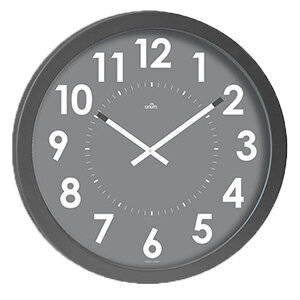 Sienas pulkstenis CEP ORIUM, diametrs 55 cm, pelēks sp. cena un informācija | Pulksteņi | 220.lv