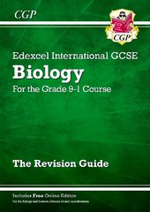 Grade 9-1 Edexcel International GCSE Biology: Revision Guide with Online   Edition цена и информация | Книги для подростков и молодежи | 220.lv